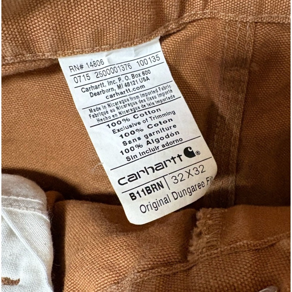 Carhartt Carpenter Pants | Brown | 32 X 32 - Picture 6 of 7